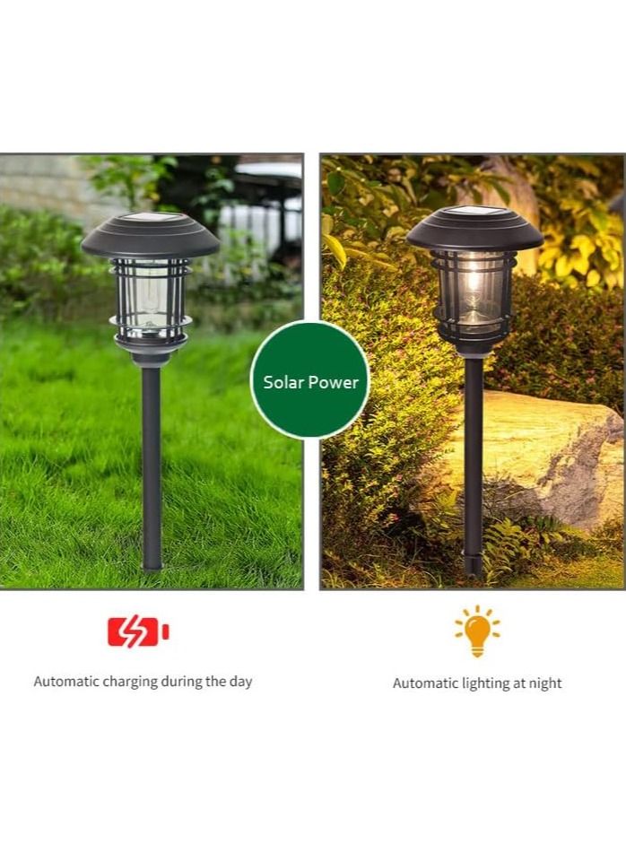 Solar Lawn Light, Garden Solar Power Light, Waterproof Outdoor Landscape Lighting Lawn Lamp,Solar Pathway Lights Outdoor for Garden, Landscape, Path, Yard, Driveway Decoration (A) - Image 2