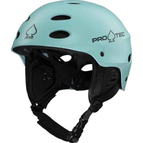 ProTec Ace Wake Wakeboarding Helmet Ideal for Wakeboarding Kayaking Whitewater Rafting or Kite Surfing Small Electric Matte - Image 1