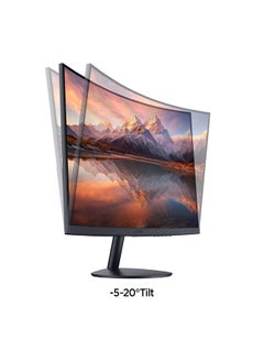 KOORUI 27-Inch Curved Business Monitor – Full HD 1920 x 1080, 75Hz Refresh Rate, sRGB 99% Color Gamut, 3000: 1 Static Contrast, 16.9 Screen Ratio, 16.7m Maximum Color, Tilt Adjustable, HDMI and VGA, Cinema mode, Eye Protection, RTS, FPS | 27N5CA  - Image 5