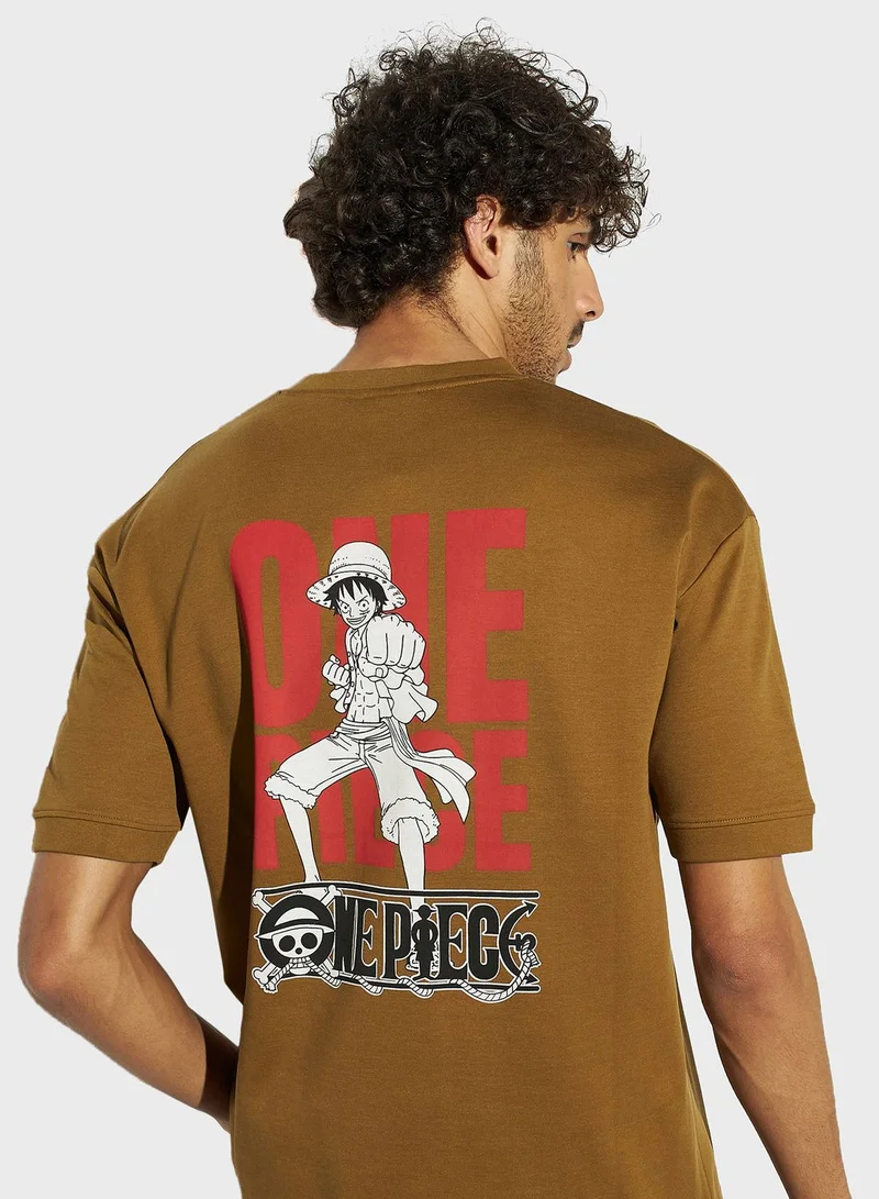 SP Characters One Piece Print T-Shirt