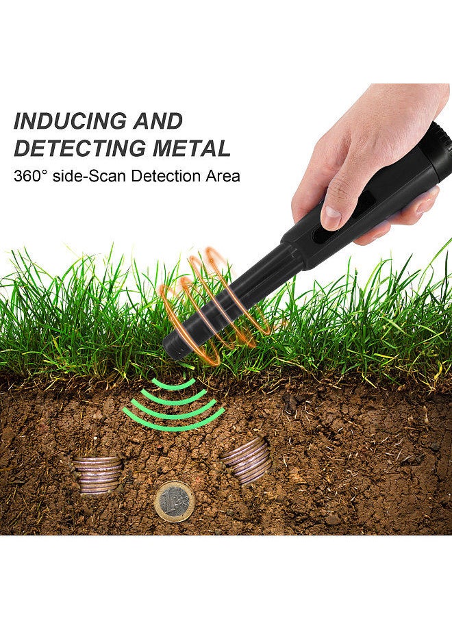 Generic - 2022New Handheld Metal Pin Pointer GP-Pointers Rod Detector Underground Wiring Detector 360° Search Gold Finder Bolt Finder (With spring buckle + wrist guard + waterproof bag + battery) - Image 1