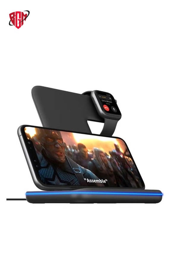 BGM - Professional Fast Wireless Charger for Apple iPhone/Android/Smartwatch and Air Pods - Image 1