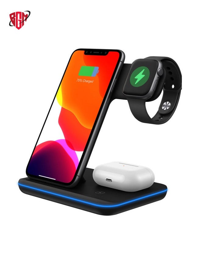 BGM - Professional Fast Wireless Charger for Apple iPhone/Android/Smartwatch and Air Pods - Image 1