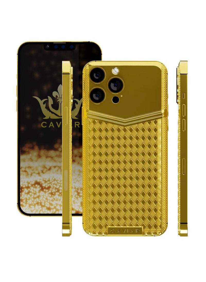 Caviar Luxury 24K Gold Customized iPhone 14 Pro Max Limited Edition 512 GB - pzsku/Z16E5274CBC6A7CC34CD4Z/45/_/1671179075/aa29c9d5-e99e-440a-9e47-5d5349dbc62d