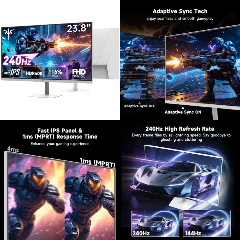 ktc Ktc Gaming Monitor Fhd 1080p Fast Ips 24 inch Z16E5299E5E372C0C80C6Z