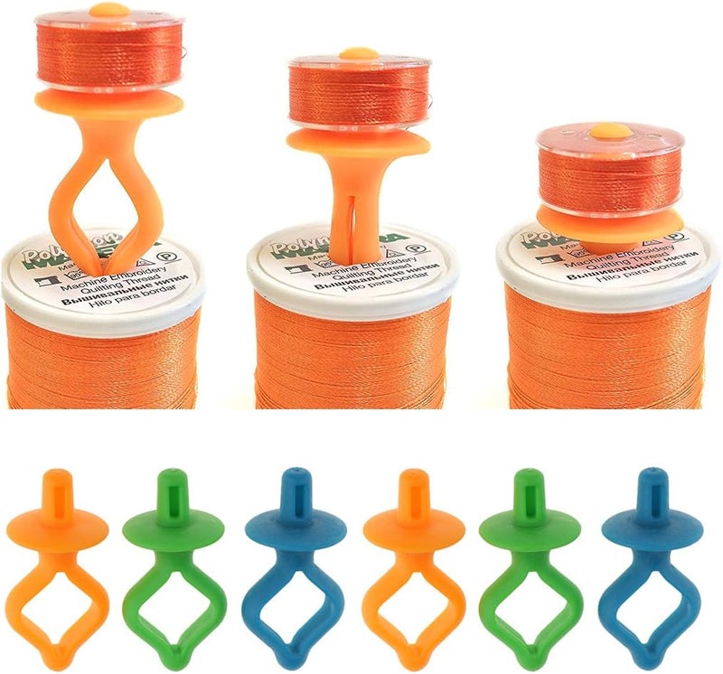 klarako 12 Piece Assorted Bobbin Holders Clips Clamps for Sewing Machine Accessories - Image 5