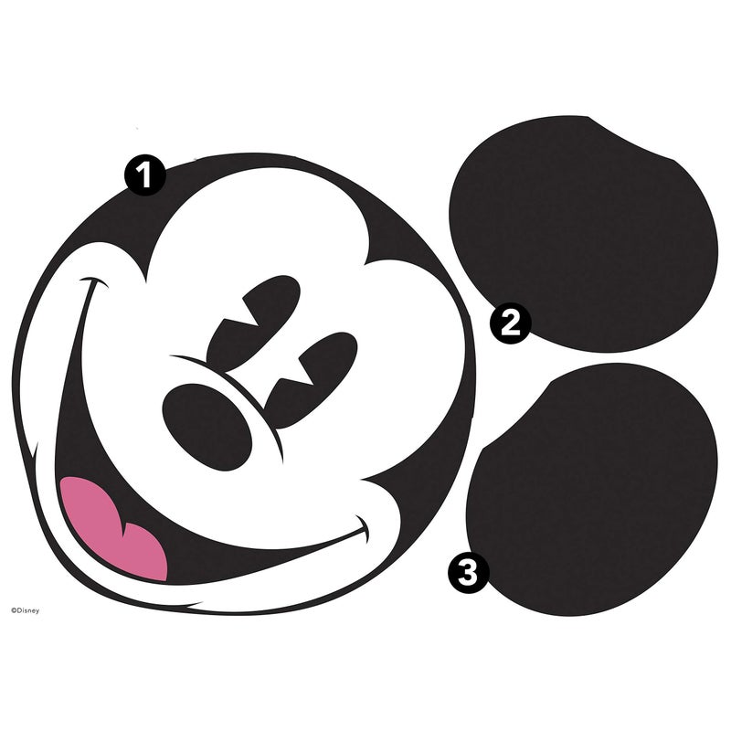 RoomMates Disney Classic Mickey Head Peel & Stick Wall Decal , RMK4541SLM - Image 5
