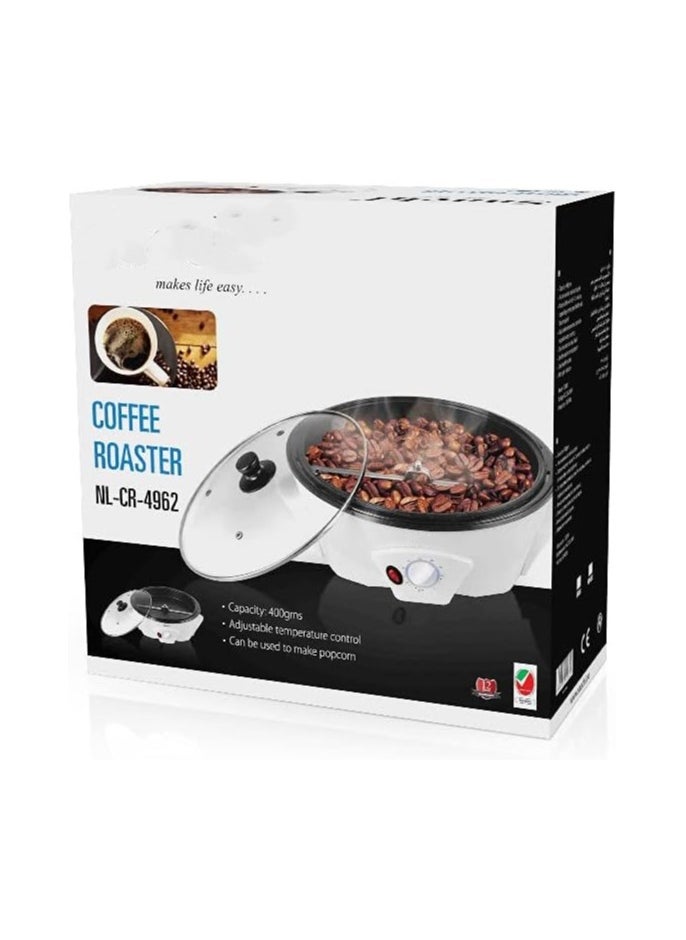 Generic 200W Coffee Roasters Household Coffee Bean Roasting Machine Baking Machine White  - Image 3