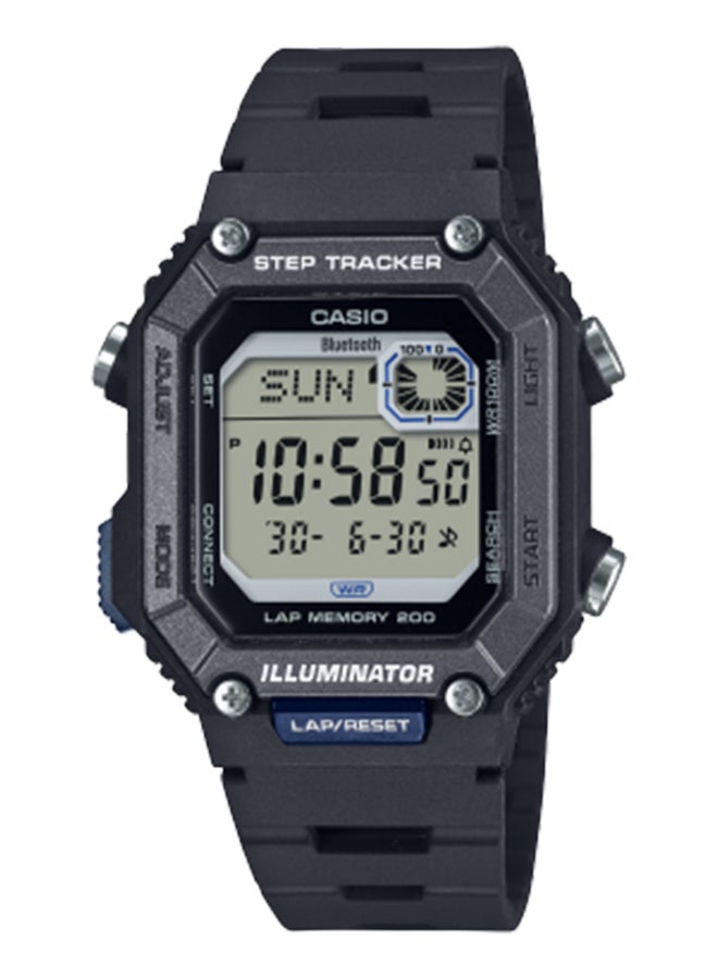 CASIO Men's Digital Rectangle Shape Resin Wrist Watch - WS-B1000-1AVDF - 41.3 Mm - Image 1