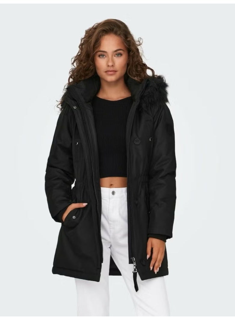 ONLY Iris Fur Winter Women's Parka 15304625 - Image 3
