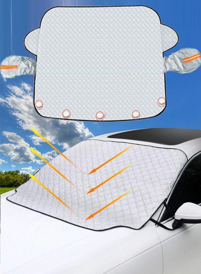 Car Sun Shade, Thickened Sunshade for Car Windshield, Waterproof, Wear-Resistant and UV-Resistant, Suitable for All Types of Models - Image 1
