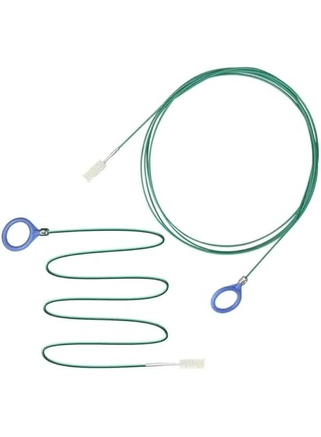 2-Pack 118-Inch Flexible Tube Cleaning Brush for Feeding Tubes, Air Tube Hose, and Racking Lines - Slim Drain Dredging Tool for Effective Cleaning - Image 1