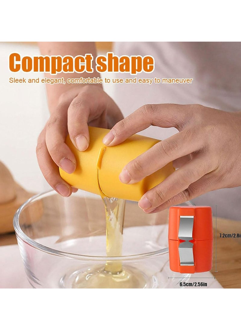 Generic Egg Shell Opener, Egg Cracker Tool for Raw Eggs, Handheld Eggshell Opener, Egg Shell Opener Topper Cutter, Egg Cutter Topper, Portable Egg Opener, Egg Cracker Separator Tool, Egg Breaker Tool (2PCS)  - Image 3
