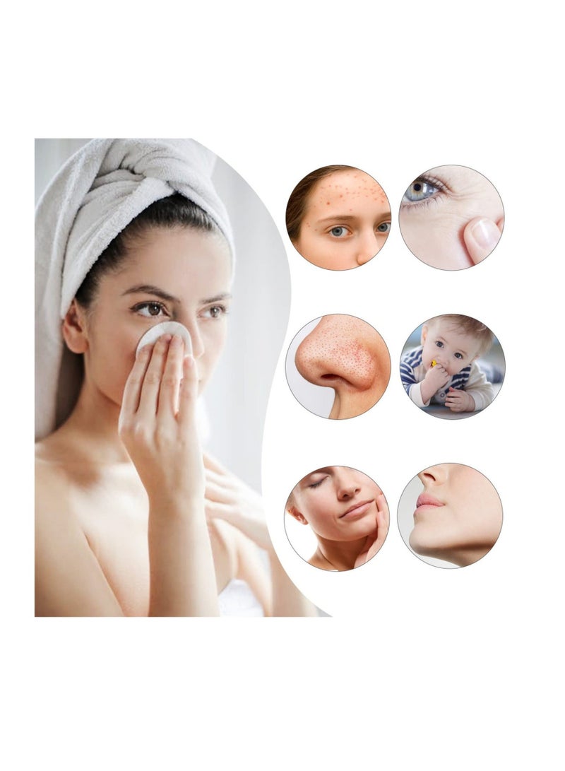 Captaintech Compressed Facial Sponges, 4 Color Facial Sponges Cleansing Wash Face Sponge, Exfoliating Cellulose Facial Cosmetic Sponges for Makeup Removal 40 Count 2.5 Inch - Image 2