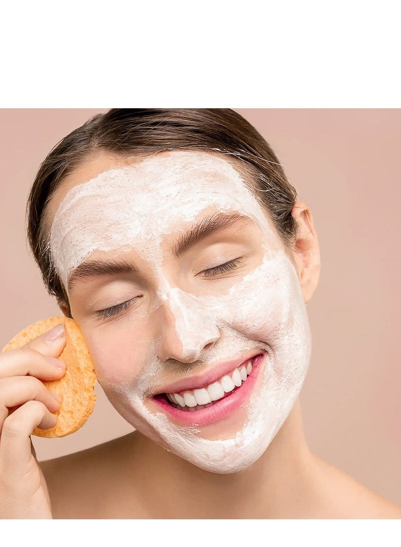 Captaintech Compressed Facial Sponges, 4 Color Facial Sponges Cleansing Wash Face Sponge, Exfoliating Cellulose Facial Cosmetic Sponges for Makeup Removal 40 Count 2.5 Inch - Image 3