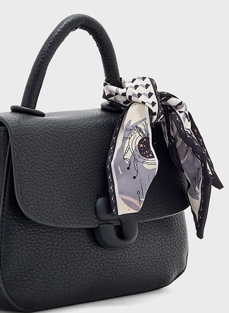 جينجر G" Logo Satchel Bag