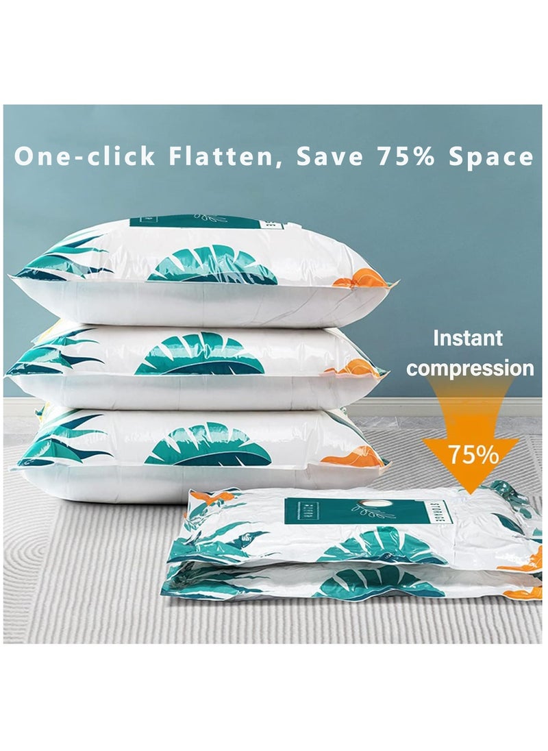 Arabest Vacuum Storage Bag, Reusable Sealer Vacuum Bag with Electric Pump, Vacuum Compression Bag for Clothes, Quilt, Pillow (2PCS Small, 2PCS Medium, 2PCS Large, 2PCS Jumbo)  - Image 2