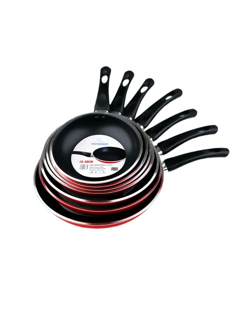 Basurrah Voyager non-stick frying pan set 7 pieces  18-30 cm - Image 3