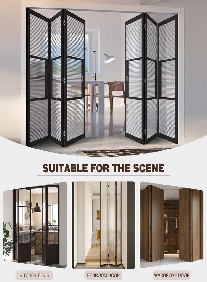 POSTANTIN Bifold Closet Door Hardware Kit with Top/Bottom Bracket, Guide Wheel & Pivot Folding Door Hardware Replacement, Bifold Door for 7/8" to 1" Bifold Door Track(2 Pack) - Image 5
