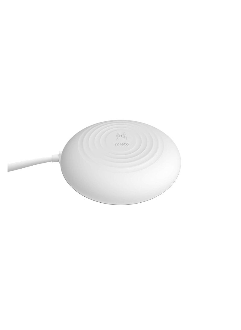 Toreto Toreto Magik-506, Qi-Certified Fast Wireless Charger, Charging Pad Compatible with iPhone/Samsung/LG/Android Mobile Phones (White)  - Image 1