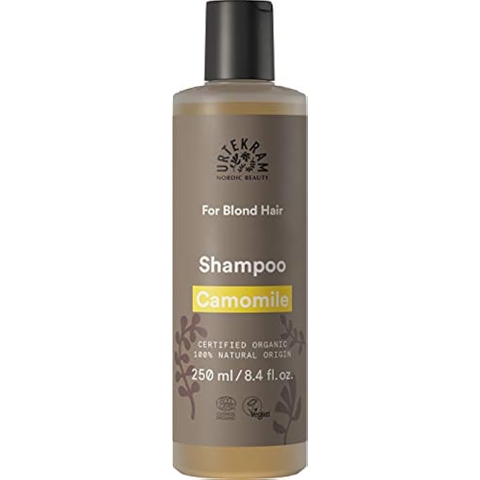 Urtekram SHAMPOO - CAMOMILE - BLONDE HAIR - 250 ML, VEGAN, ORGANIC, NATURAL ORIGIN - Image 1