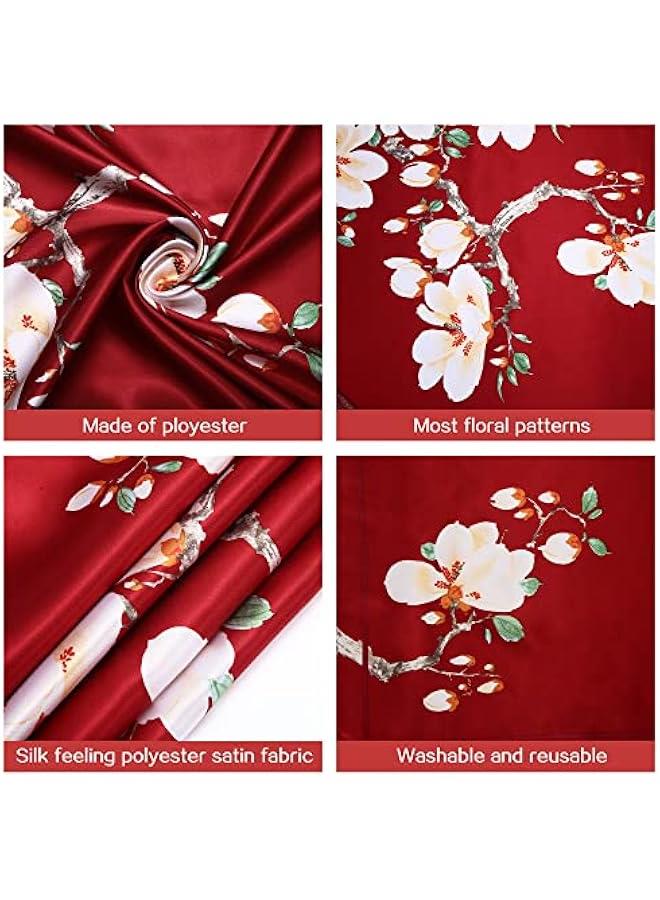 Arabest 3 Pcs Silk Scarf: Satin, Head, Hair, Neck Scarf & Silk Bandana for Women  - Image 2