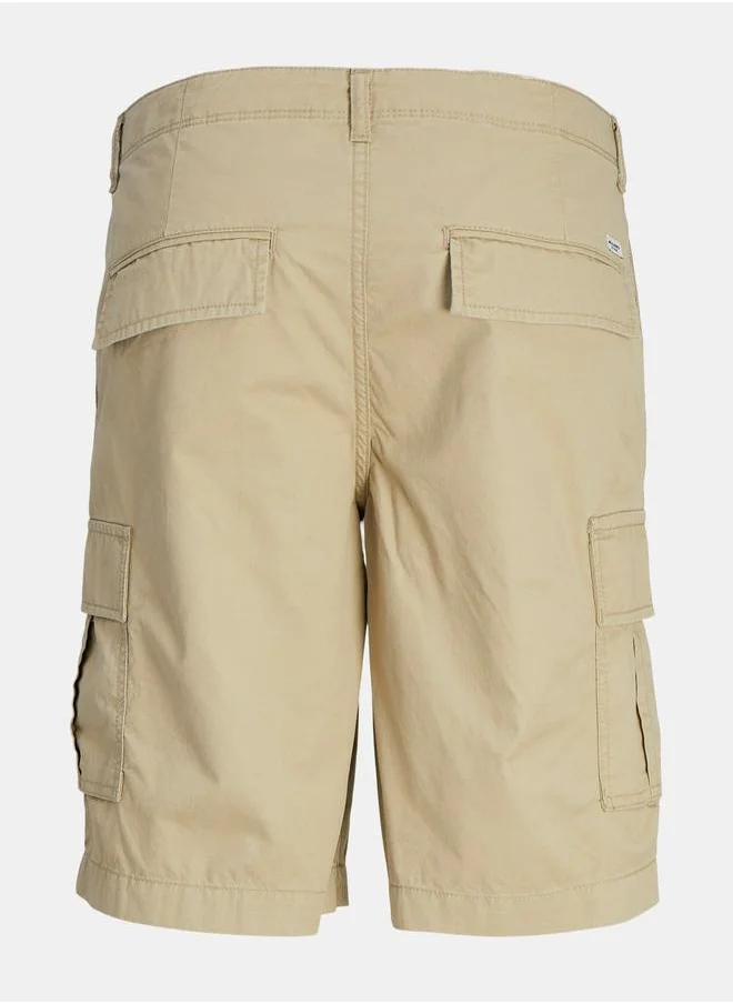 JACK & JONES Twill Relaxed Fit Cargo Shorts