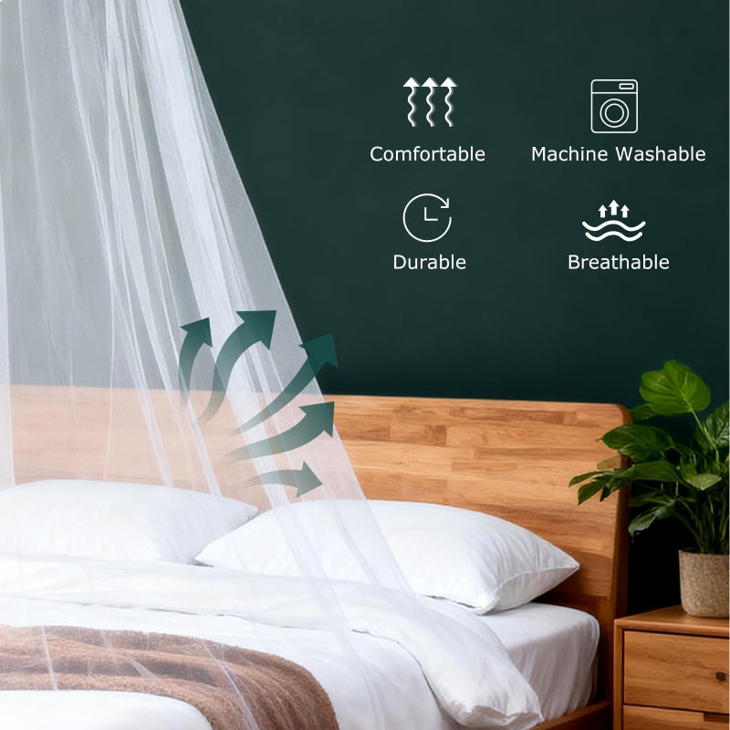 STOBOK Mosquito Net,Baby Canopy Bed Netting, - Image 5