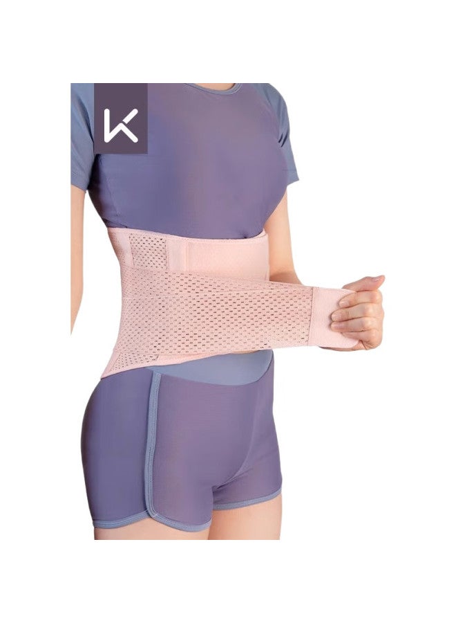 Keep Waist Support Belt For Women, Sports Fitness Running Support, Rehabilitation Medical Back Pain, Lumbar Strain, Deep Squat, Deadlift Training Waist Brace, Pink, S - Image 3