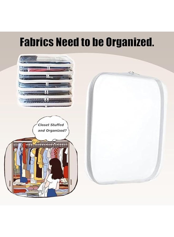 Clear Hard Plastic Zipper Case, Transparent Double Zippers Hard Pouch with 3pcs, Set of 3 Travel Makeup and Cosmetic Bag of Durable PVC, Portable Travel Organizer Bin for Toy Storage - Image 5