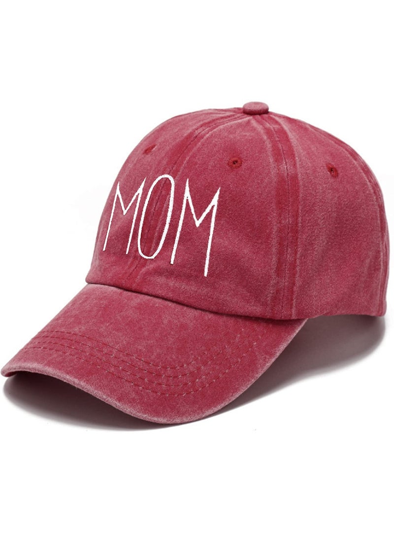 Mordely Mom Hats, Mom Birthday Gifts from Daughter Son, Funny Embroidered Adjustable Baseball Cap - Image 2