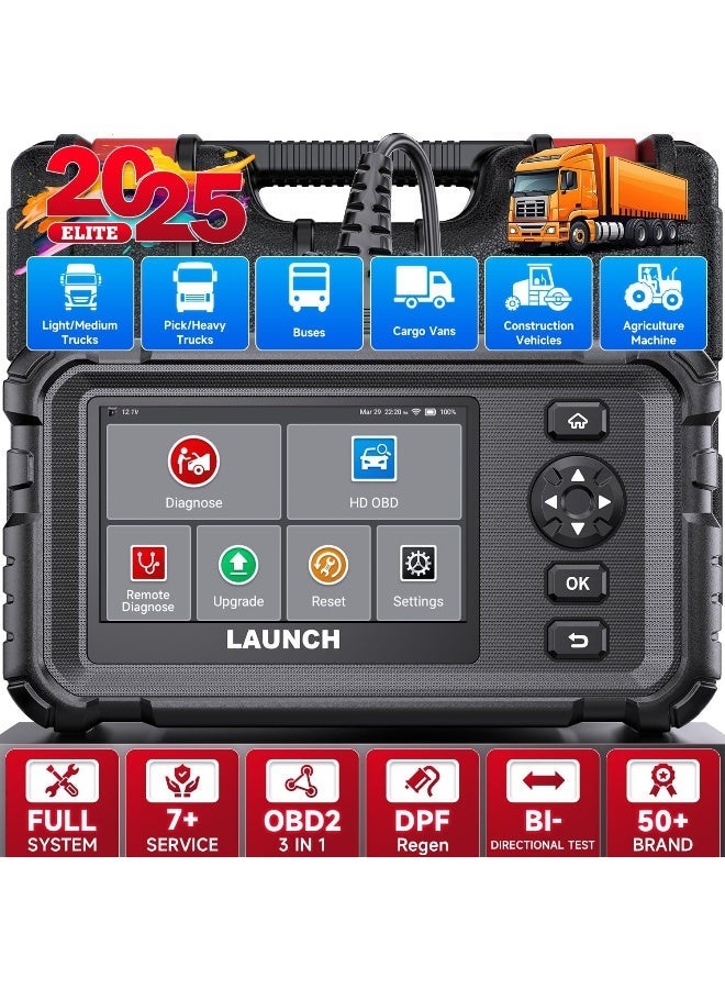 إطلاق CRP129 HD شاحنة الثقيلة الماسح الضوئي