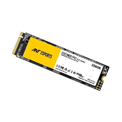 Ant Esports 690 Neo Pro M.2 NVME 256GB محرك أقراص الحالة الصلبة الداخلي/SSD مع محرك NMVE PCIe Gen3x4 يدعم معيار PCI Express 3.1، سرعات تصل إلى قراءة/كتابة - 3100/1800 ميجابايت/ثانية متوافق مع الحاسوب الشخصي واللابتوب - Image 2