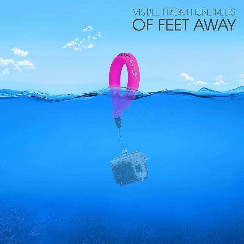 Action Pro Safety Floating Diving Wrist Strap Floaty Bobber Compatible with GoPro-13/12/11/10/9/8/7/6/5/4/3+/3/SJCAM/Yi/Eken/DV etc Action Camera & Smartphones (Pink) - Image 5