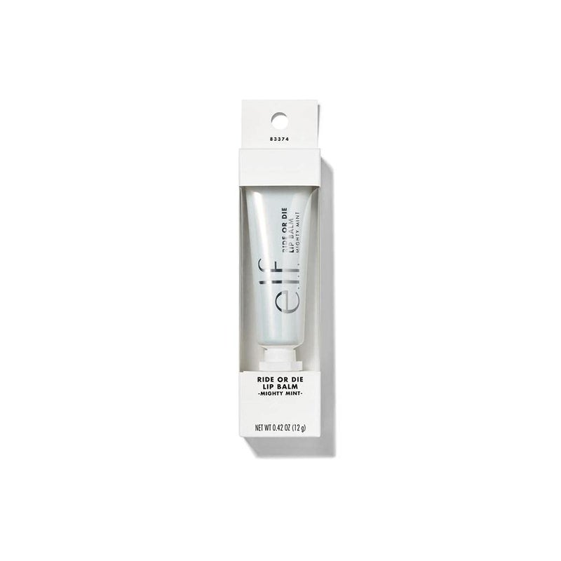 elf e.l.f. Ride or Die Lip Balm, Ultra-Hydrating Clear Lip Balm, Infused with Jojoba Oil, Sheer Finish, Mighty Mint, 0.42 Oz (12g) - Image 2