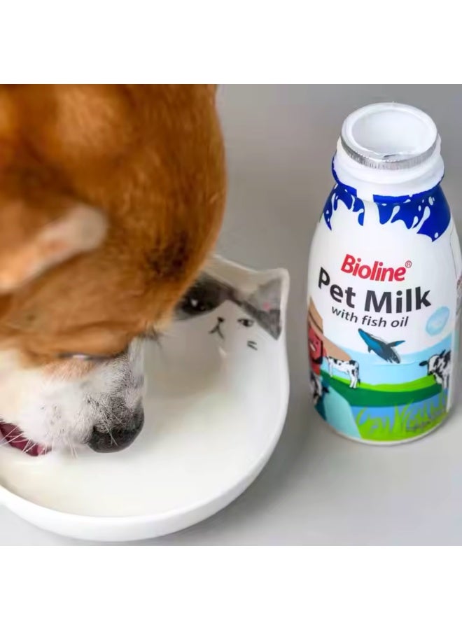 Bioline Pet Milk with Fish Oil for Cats & Dogs 220ml - Image 2