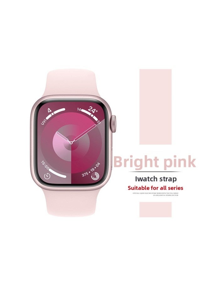 Classic IWatch 10Th Generation Suitable For Apple Watch Strap Applewatchs98765 Sports Silicone Classy Men And Women Se