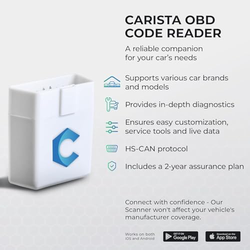 Carista كارستا OBD - ماسح OBD2 بلوتوث - أداة تشخيص السيارة وقارئ الأكواد مع الوصول إلى التشخيصات، التخصيصات، أدوات الخدمة، والبيانات الحية - Image 3
