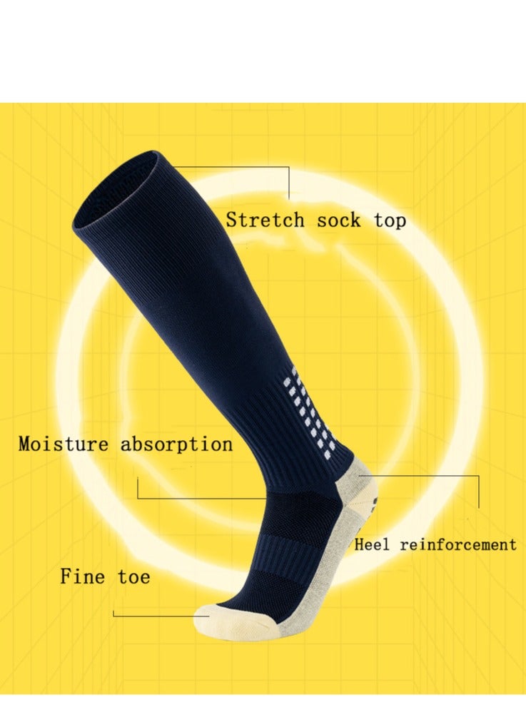 Generic Adult Men's Skid proof Soccer and Basketball Socks,Black - Image 5
