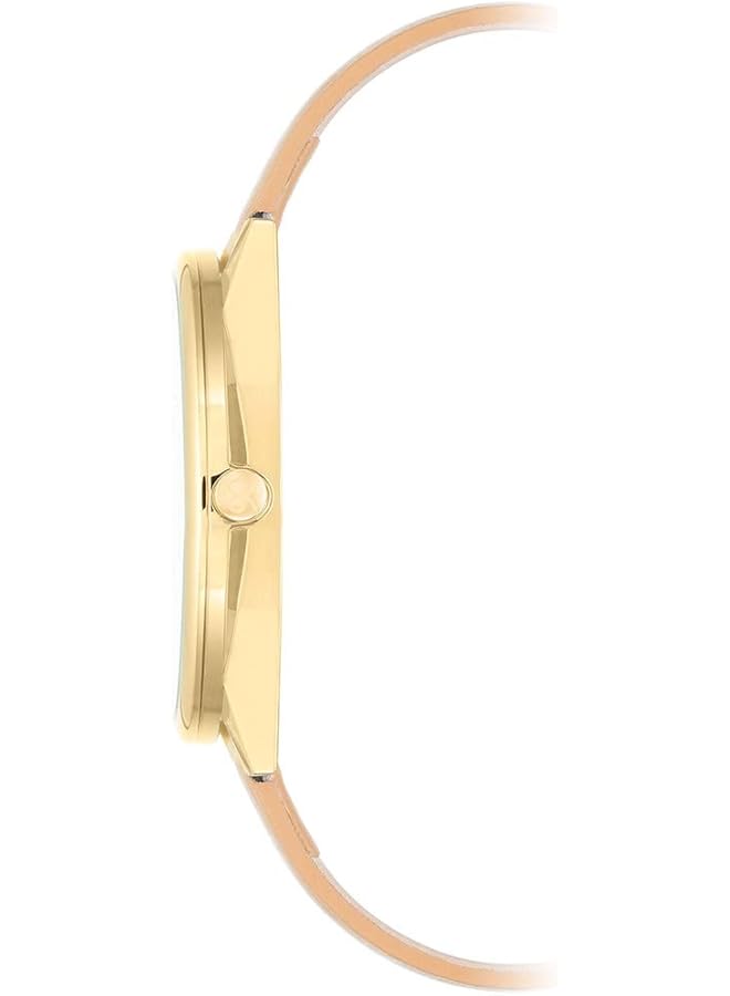 ناين ويست ساعة نسائية بسوار ذهبي اللون - Image 2