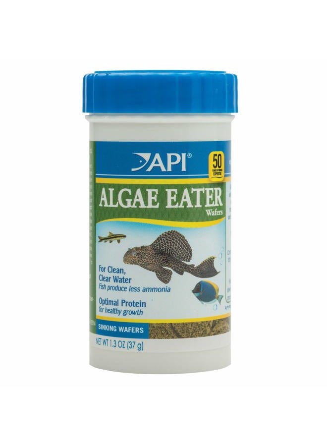 API Algae Eater Wafers Fish Food, 1.3 Oz, multicolor - Image 1