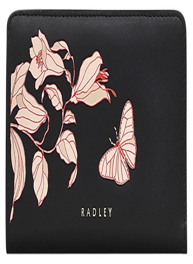 Radley محفظة رادلي بتصميم فراشة متوسطة قابلة للطي، سوداء، سوداء، عصرية - Image 1