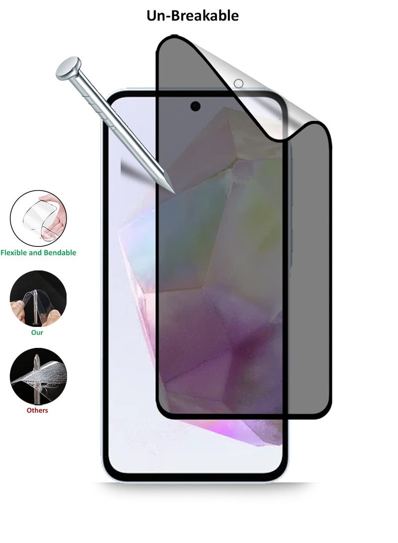 Techie Full Cover Explosion-Proof Matte Ceramic Privacy Film Screen Protector for Samsung Galaxy A36  - Image 5