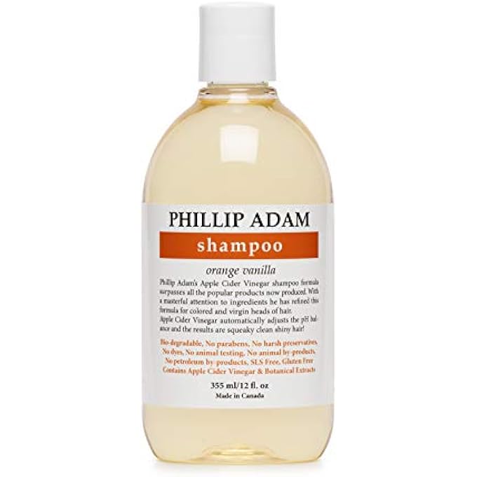 PHILLIP ADAM , SHAMPOO, ORANGE VANILLA, 12 FL OZ (355 ML) - Image 1