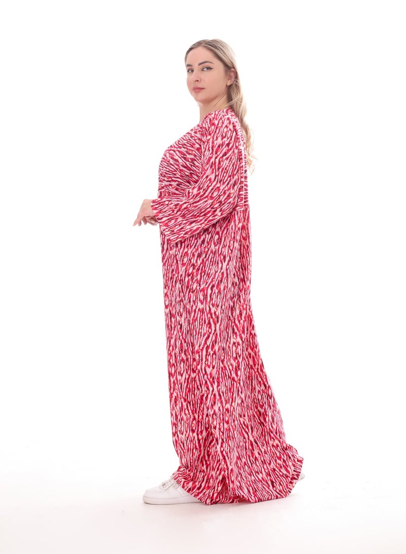 BEBO Women's long sleeve printed maxi dress - Image 2