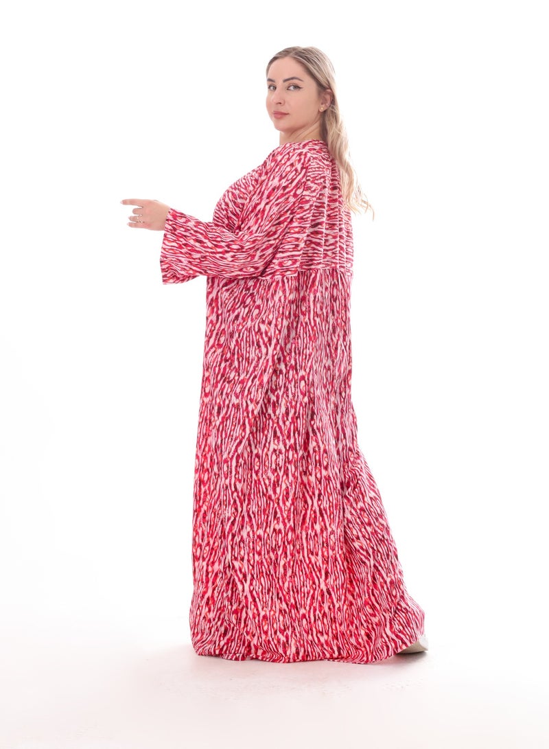 BEBO Women's long sleeve printed maxi dress - Image 3