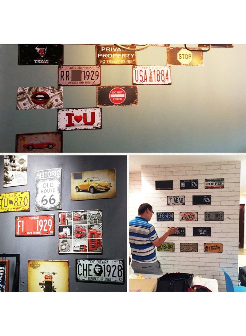 FFD Wall Decorative Wall Plate Wall Poster Car Plate Metal Wall Decoration For Home Vintage Tin Sign Plaque Bar Pub Club Tavern Wall Home Retro Decor - Image 5