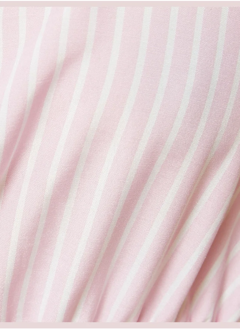 KOTON Elastic Waist Crop Pyjama Top
