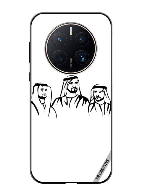 Protective Case Cover For Huawei Mate 50 Pro Sheikh Mohammed Bin Rashid Al Maktoum Design Multicolour
