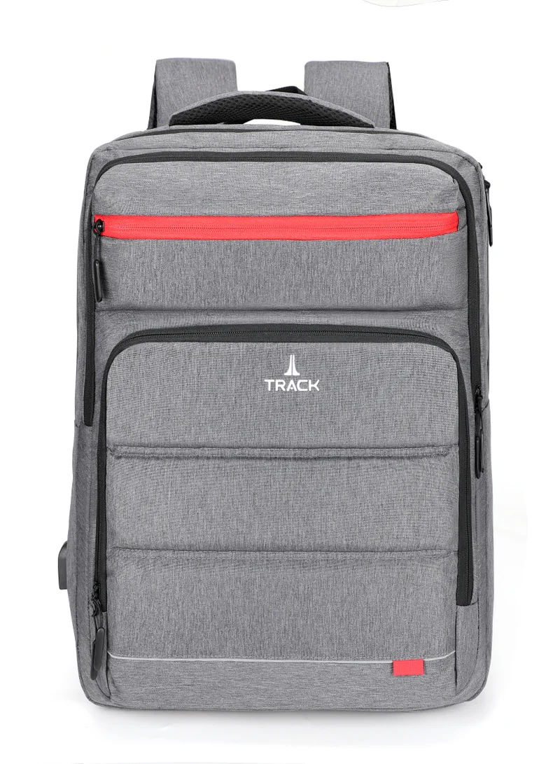 Track Track Premium Multi-Pocket School Backpack for High Storage, 18 Inch